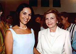 Maria Lúcia Alckmin e Profa. Dra. Cleide Enoir Petean Trindade