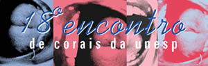 Logotipo do 18º Encontro de Corais da UNESP